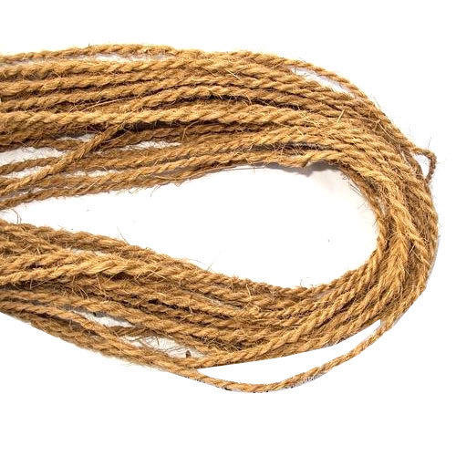 Coir Ropes are strong, biodegradable ropes made from natural coconut fibre. Renowned for their durability and excellent tensile strength, these ropes are used in agriculture, horticulture, construction, packaging, marine applications, and home décor. Coir ropes are resistant to saltwater, moisture, and microbial degradation, making them suitable for outdoor and coastal use. Their rough texture provides excellent grip, and their natural appearance blends seamlessly into garden and landscaping environments. These ropes are commonly used for supporting climbing plants, binding materials, crafting, making swings, landscaping borders, and various industrial applications. Lightweight, eco-friendly, and long-lasting, coir ropes offer a sustainable alternative to synthetic ropes while delivering dependable performance in tough conditions.